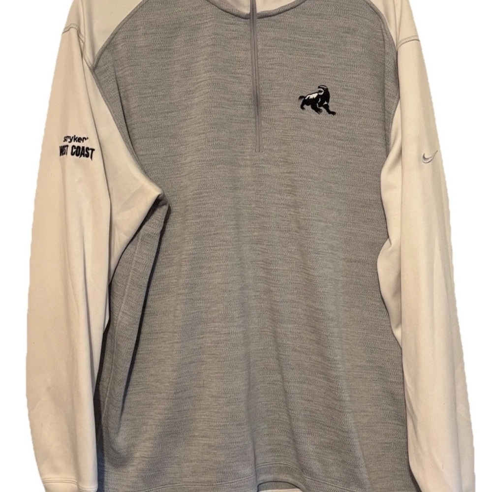 Nike Golf Tour Performance 1/4 Zip Pullover Sweatshirt Mens Size XXL Logos